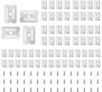 Lamomo Tira LED de 12 V CA, regulable, accesorios para manualidades, exteriores, interiores, decoración, 100 unidades