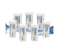 LaMotte 2994 Insta-Test Kit de tiras reactivas multifactor de hierro y cobre 0-5ppm Rango de hierro 0-3ppm Rango de cobre Tubos de 25 unidades