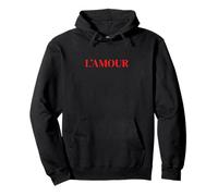 L'AMOUR French Love Cita Romántica Estética Paris Vibes Sudadera con Capucha