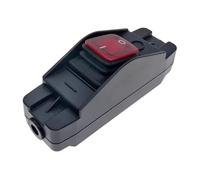 Lamp Disconnector - Outdoor Button for Lights | 8x5cm 30A Cord Switch with LED Indicator Functions, 220V Electrical Button with Secure Wiring, Appliance Control Accessory for Equipment Lamp Business