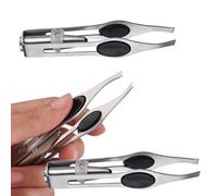 Lamp Eyebrow Tweezer Light - modern ergonomic modern Stainless Steel, versatile, Precise Professional, Hair, Removal Makeup Tool Grandma Mom | Multipurpose Outdoor Indoor Utility