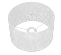 Lamp Shades, Hollow Carved Lampshade Metal Decorative Lampshade Cover Dmodern Simple Style Home Decoration for E14 E27 Bulbs (White)