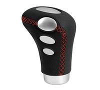 Lampa 00078 Pomo para Cobra Negro Piel costuras rojas