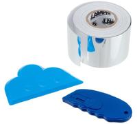 Lampa 07698 Maniac - Cinta decorativa (adhesiva, 40 mm x 10 m), color plateado