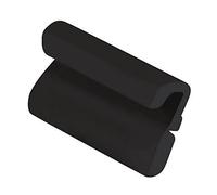 Lampa 19913 Juego par agganci Central para Matricula, Negro, 10 unidades)