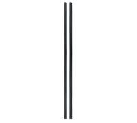 LAMPA 20858 Listón embellecedor/protector puerta negro