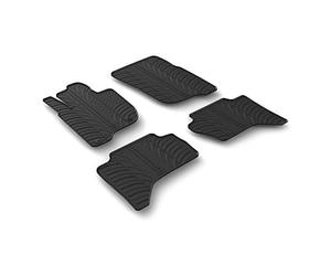 LAMPA 24549 Alfombrilla de Goma negro Compatible con MITSUBISHI L 200 Camión de plataforma/Chasis MQ