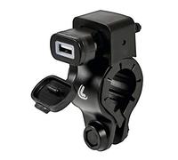 Lampa 38832 USB-Fix Tube, cargador USB con fijación a manillar y conectores de horquilla - Fast Charge - 2400 mA - 12/24 V