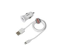 LAMPA 38937 Cargador de coche para móvil blanco
