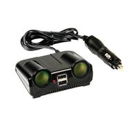 LAMPA 39039 Toma múltiple para mechero de coche Divisor de enchufe para encendedor Toma multiple mechero coche Distribuidor