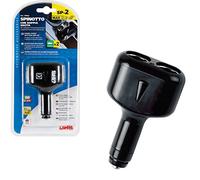 LAMPA 39062 Toma múltiple para mechero de coche Divisor de enchufe para encendedor Toma multiple mechero coche Distribuidor
