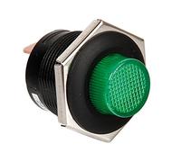 Lampa 45539" terruptor Pulsador con Luz LED, Color Verde