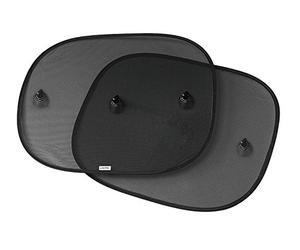 LAMPA 66911 Kit Parasoles para ventanillas de coche negro
