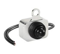 Lampa 90464 Interruptor de Encendido y Apagado Impermeable, Aluminio, 12 V, 6 mm Ø