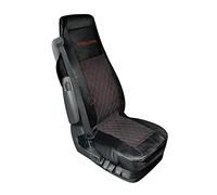 Lampa 97853 Mirian, Funda de Asiento de Skeentex y Gamuza Acolchada - Negro/Rojo