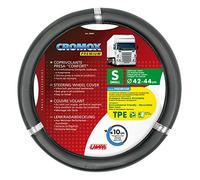 LAMPA 98897 Funda cubierta para el volante plata negro