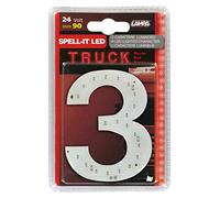 Lampa 98958 Número Pegatina 3, 24 V, LED rojos