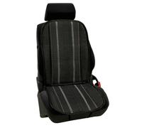 Lampa Funda Asiento Universal Repartido con Reposacabezas, Tejido Ventilado Gris