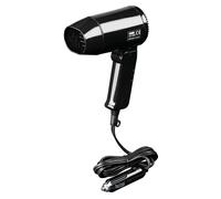 Lampa Hot-Air Phon Asciugacapelli Da Viaggio 180W Para Enchufe Encendedor Negro