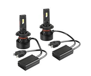 Lampa Pilot 57764 Halo LED Ultra Potencia Compacto Halógeno Bombilla, H7, 9V-32V, 45W, Pack de 2
