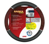 Lampa Protector de Volante de Carro Radica Premium Nuez Negra 49/51 cm