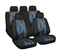 Lampa SET Coprisedili Universales Negro Funda Asientos Delantero Trasero