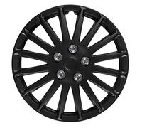 LAMPA Tapacubos 13" pulgada Juego negro mate Embelecedores De Rueda Juego de tapacubos 31188