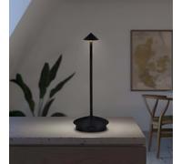 Lampada da comodino in Legno dimmerabile con interruttore Touch, batteria ricaricabile, lampada da scrivania in alluminio a 3 Temperature di Colore, illuminazione Interna