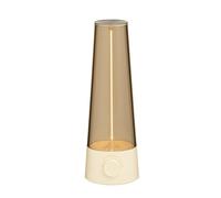 Lampada da comodino Vintage in Legno, ricaricabile, con filamento, Luce d'atmosfera Creativa Senza fili, 2700K, lampada da scrivania a batteria per campeggio Interno ed