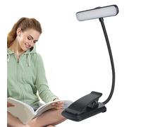 Lampada per Lettura con Pinza Head per Leggio Musicale con 32 LED Luminoso Luce a Clip Portabile con 3 Intensità di Luminosità di Ricarica 2.5m Modello