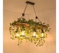 Lampadario retrò americano per ristorante, stile industriale, creativo, bar, caffetteria, tè al latte, negozio di abbigliamento, piante verdi, decorazione a LED, luce a sospensione (I 6 luci)