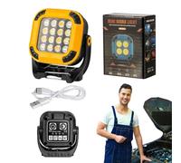 Lampade Di Ispezione - Luce Da Lavoro Magnetica | Lampada Da Lavoro A LED | LED Portatile Ricaricabile | Strumento Multifunzione Per Sicurezza In Cantiere, Viaggio, Auto, Riparazioni