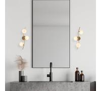 Lampana Wandlamp 23x19x55cm | Antiek | Metaal en Glas