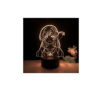 Lámpara 3D acrílica Anime Rent a Girlfriend Sarashina Luz para decoración Lámpara de noche colorida