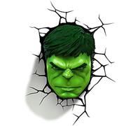 Lámpara 3D Cara De Hulk Marvel