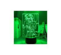 Lámpara 3D de Anime Black Butler para dormitorio, luz nocturna decorativa, regalo de cumpleaños para