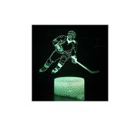 Lámpara 3D para jugadores de hockey sobre hielo con mando a distancia y control táctil