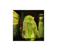 Lámpara 3D Tatapai Zero Two 002 Darling in The FRANXX, lámpara de noche de ilusión de anime, lámpara