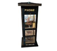 Lámpara ambiental cabina telefónica vintage | Lámpara cabinas telefónica | Lámparas cabecera mesa alta cabina telefónicas luz LED cálida | Cabinas telefónicas Escritorio Luces nocturnas Accesorios
