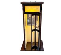 Lámpara ambiental cabina telefónica vintage | Lámpara cabinas telefónica | Lámparas cabecera mesa alta cabina telefónicas luz LED cálida | Cabinas telefónicas Escritorio Luces nocturnas Accesorios