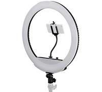 Lámpara Anillo LED BRESSER MM-26AB Bi-Color 48W reglable con Soporte para Smartphone