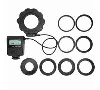 Lámpara Anillo LED para Cámara, Luz Flash con Adaptador 40.5-77mm, Iluminación Circular - Luz Led Móvil, Maquillaje y Videoconferencia, Accesorios Fotografía Profesiona