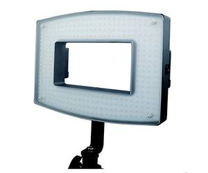 Lámpara Anillo LED Rectangular BRESSER PH-386 con Cable eléctrico y Acumuladores