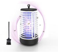 Lampara Anti mosquitos Electrico, 2000V Lámpara Anti mosquitos para Interior, Mata Moscas Electrónico, Interior Atrapa Mosquitos Lámpara Atrae Moscas, Polillas, Hogar, Cocina, Jardín