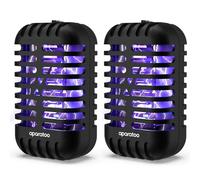 Lampara Antimosquitos, 1000V Antimosquit os Electrico, 2 Paquetes Lampara Antimosquitos Interio, Raqueta Matamoscas Electrica Atrapa Moscas lámpara Insectos Interior para Mosquitos, Moscas, Polillas