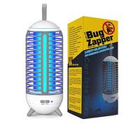 Lámpara antimosquitos, Eléctrica Mosquitos 2 en 1 Solar USB Recargable con luz LED, IP65 Impermeable Moscas Trampa de Insectos para Interior/Exterior