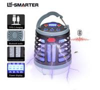 Lámpara antimosquitos LED Staron con descarga eléctrica, altavoz Bluetooth, carga USB, iluminación y trampa, compatible con el control de