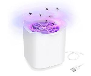 Lámpara Antimosquitos, Trampa para mosquiteros, Eléctrico Mosquito Killer Lámpara con Luz UV, Repelente de Mosquitos USB eléctrico para Interiores, Trampa para Mosquitos, lámpara para Mosquitos