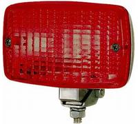 HELLA 2NE 002 985-001 Piloto antiniebla posterior - Halógena - 12V - montaje exterior - Color de tulipa: rojo - Conector: Conector plano - izquierda/posterior/derecha