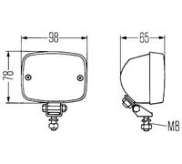 HELLA Piloto antiniebla posterior (Ref: 2NE 003 030-151)